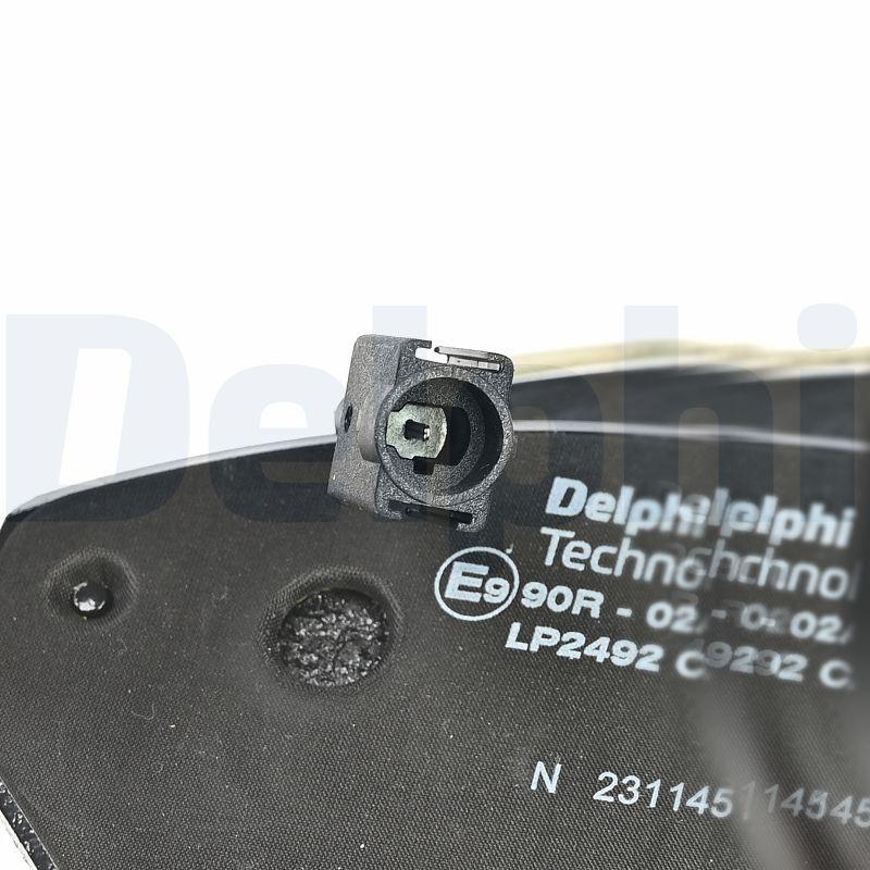 Kit de plaquettes de frein, frein à disque DELPHI LP2492