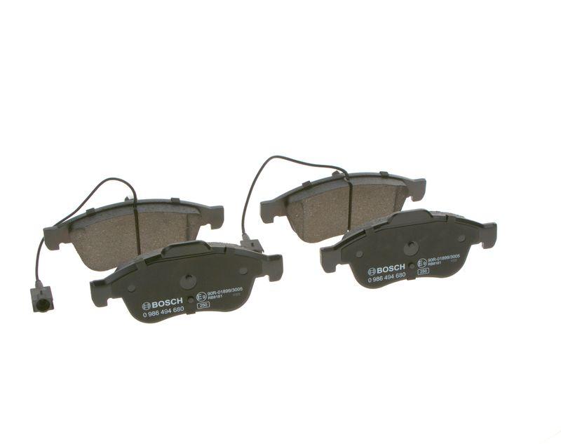 Kit de plaquettes de frein, frein à disque BOSCH 0 986 494 680