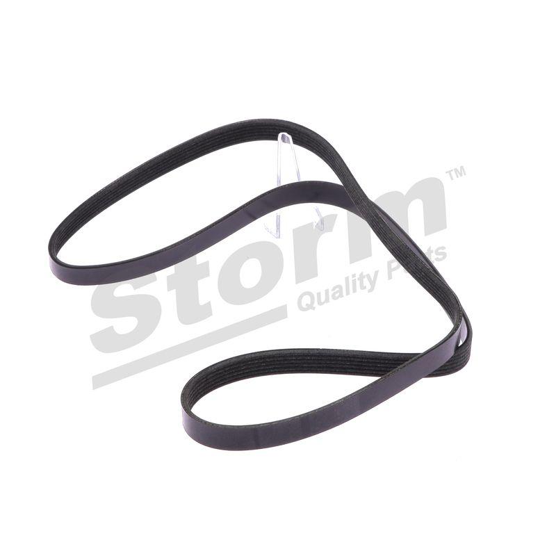 Courroie trapézoïdale à nervures STORM QUALITY PARTS STO6PK1463