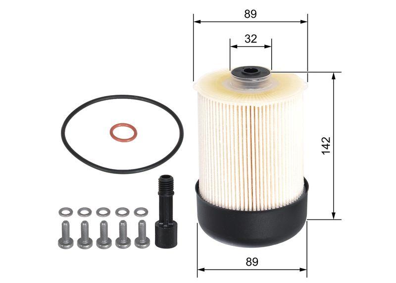 Filtre à carburant BOSCH F 026 402 857
