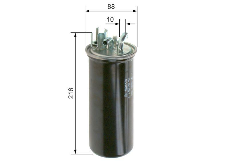 Filtre à carburant BOSCH 0 450 906 459