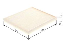 Filtre, air de l'habitacle BOSCH 1 987 432 084