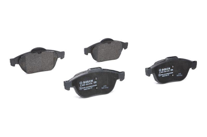 Kit de plaquettes de frein, frein à disque BOSCH 0 986 424 616