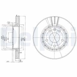 Disque de frein DELPHI BG3768