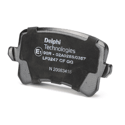 Kit de plaquettes de frein, frein à disque DELPHI LP3247