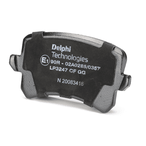 Kit de plaquettes de frein, frein à disque DELPHI LP3247