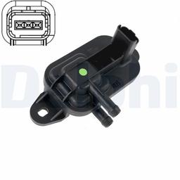 Capteur, pression des gaz échappement DELPHI DPS00025-12B1