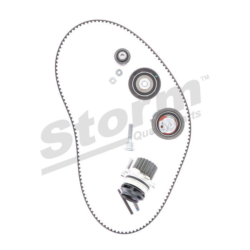 Pompe à eau + kit de courroie crantée STORM QUALITY PARTS 5550732KP