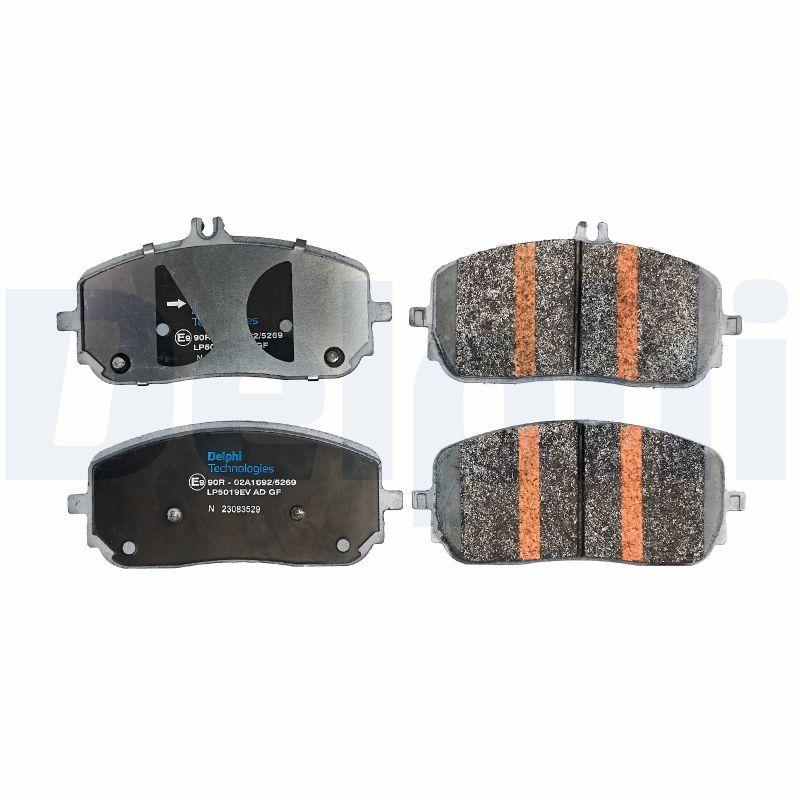 Kit de plaquettes de frein, frein à disque DELPHI LP5019EV