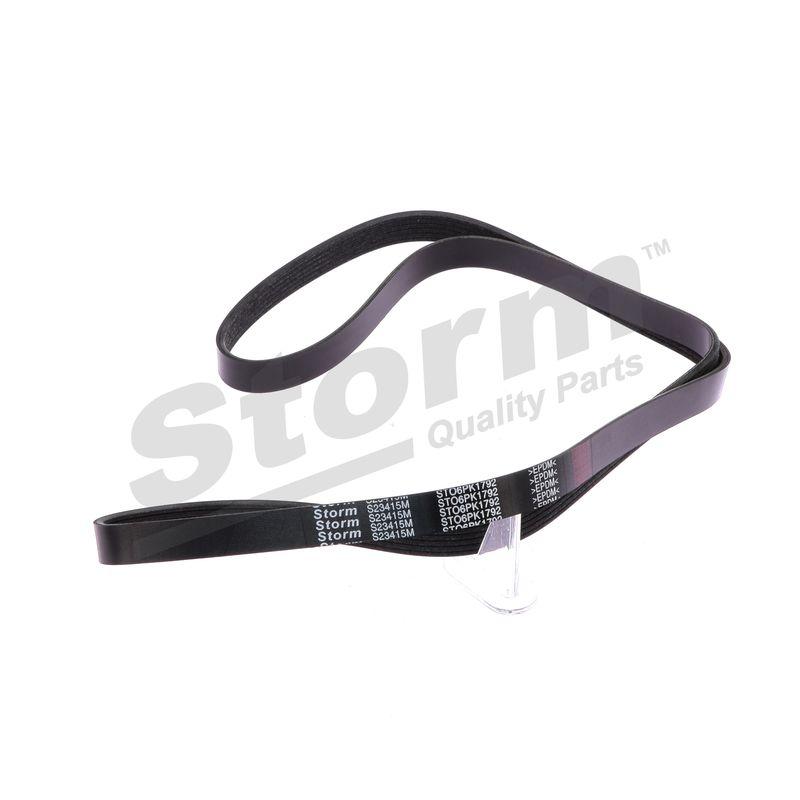 Courroie trapézoïdale à nervures STORM QUALITY PARTS STO6PK1792