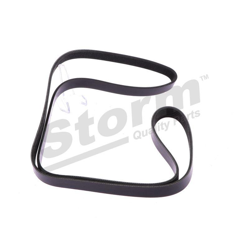 Courroie trapézoïdale à nervures STORM QUALITY PARTS STO6PK1775