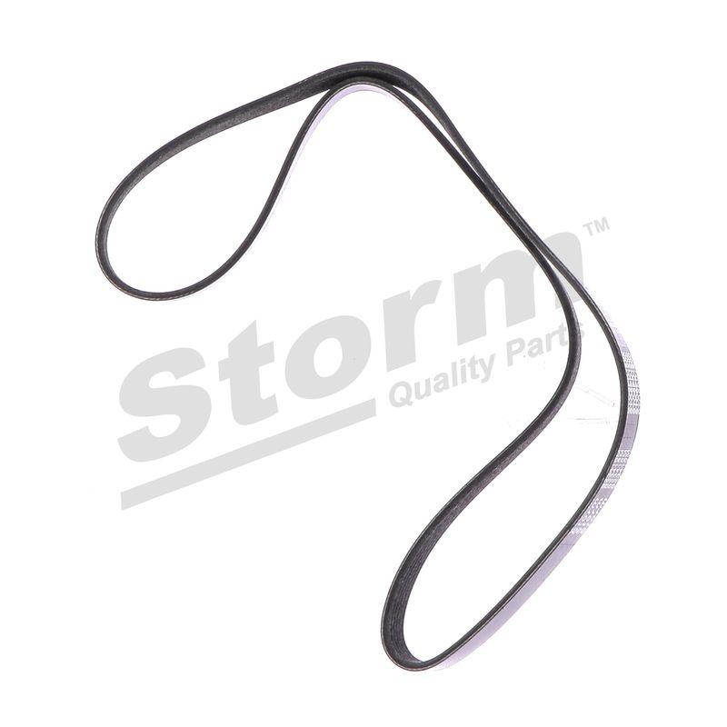 Courroie trapézoïdale à nervures STORM QUALITY PARTS STO6PK1200