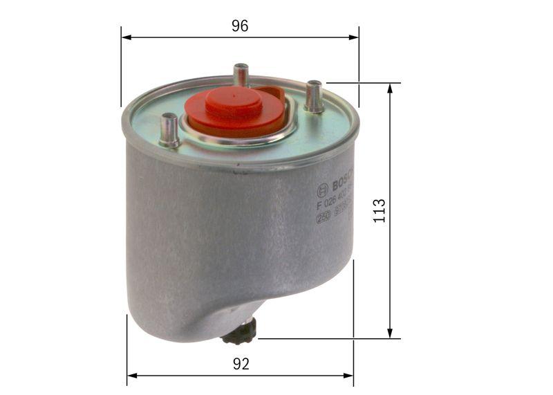 Filtre à carburant BOSCH F 026 402 864