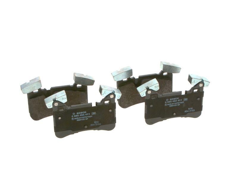 Kit de plaquettes de frein, frein à disque BOSCH 0 986 494 411