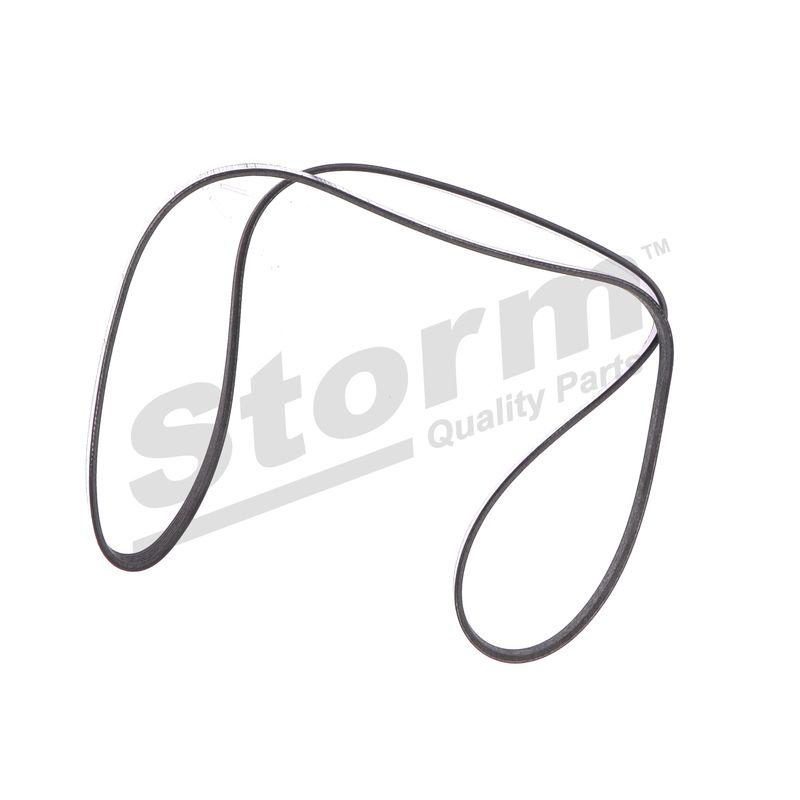 Courroie trapézoïdale à nervures STORM QUALITY PARTS STO6PK1463