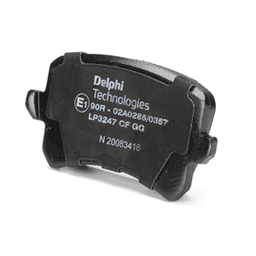 Kit de plaquettes de frein, frein à disque DELPHI LP3247