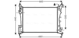 Radiateur, refroidissement du moteur AVA QUALITY COOLING FTA2318