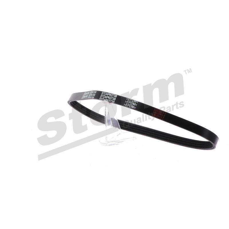 Courroie trapézoïdale à nervures STORM QUALITY PARTS STO4PK0738
