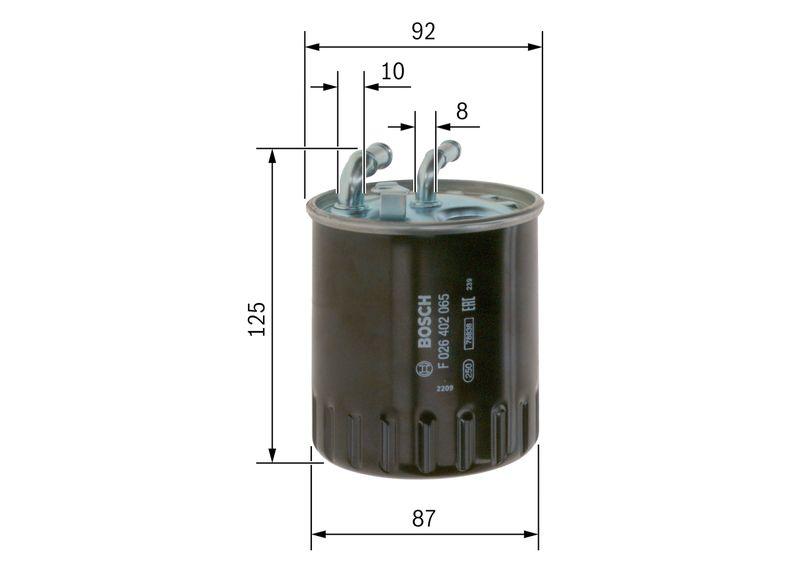Filtre à carburant BOSCH F 026 402 065