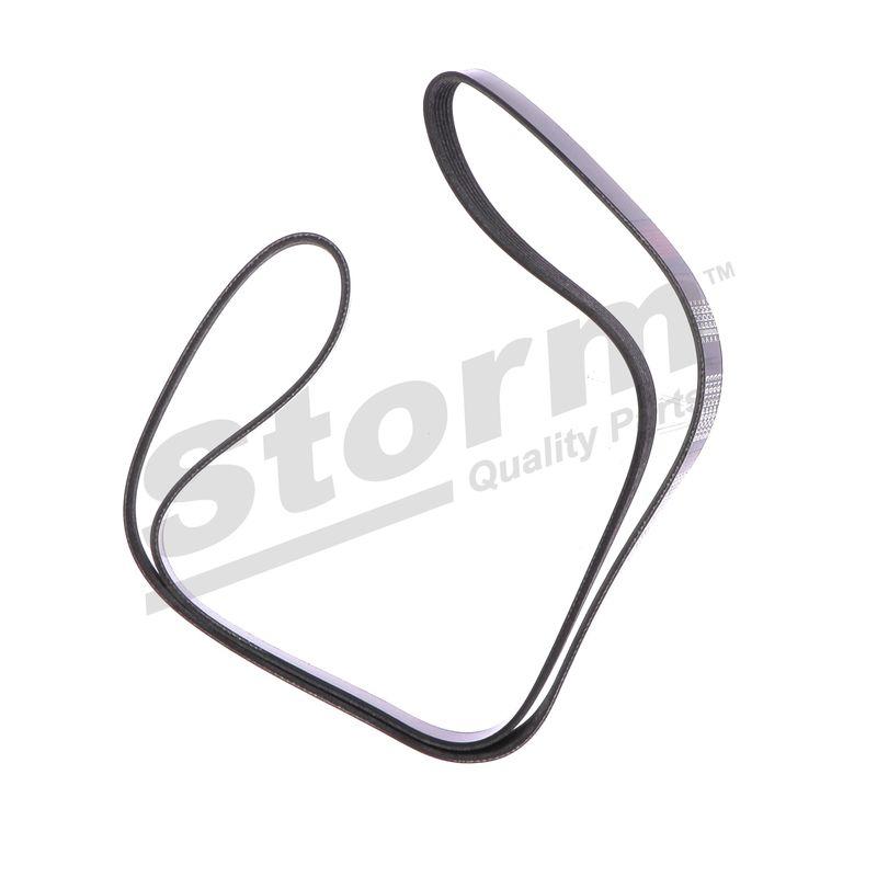Courroie trapézoïdale à nervures STORM QUALITY PARTS STO6PK1613
