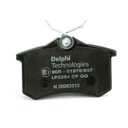 Kit de plaquettes de frein, frein à disque DELPHI LP2254