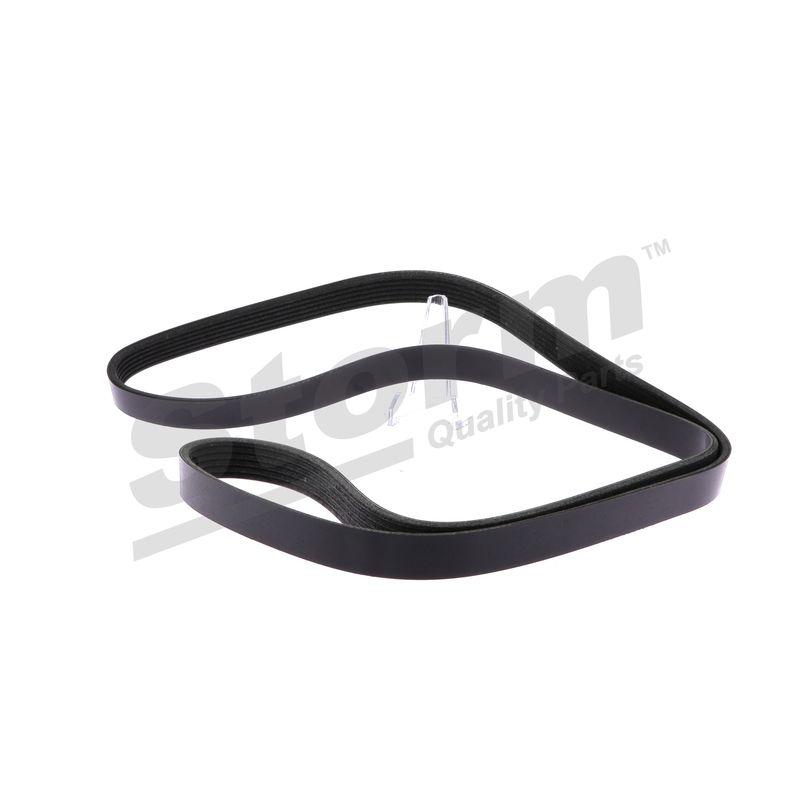Courroie trapézoïdale à nervures STORM QUALITY PARTS STO6PK1663