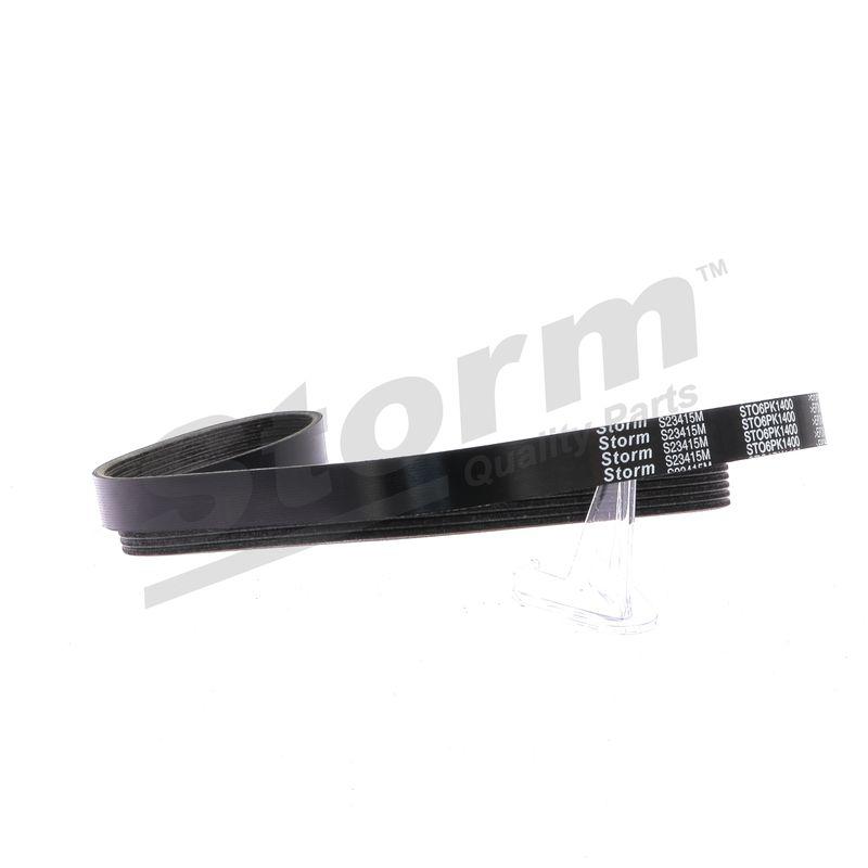 Courroie trapézoïdale à nervures STORM QUALITY PARTS STO6PK1400