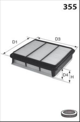 Filtre à air MECAFILTER ELP9212