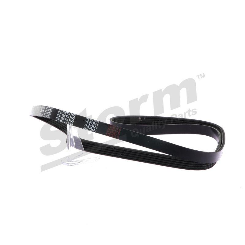 Courroie trapézoïdale à nervures STORM QUALITY PARTS STO5PK1750