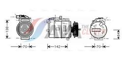 Compresseur, climatisation AVA QUALITY COOLING VNAK087
