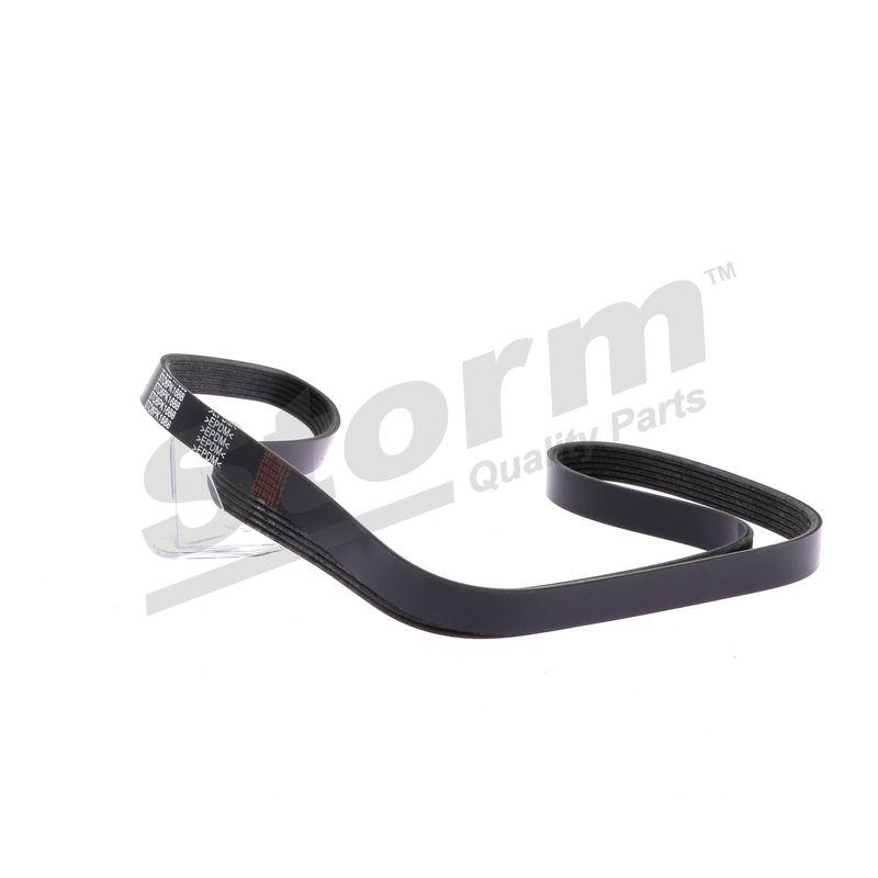 Courroie trapézoïdale à nervures STORM QUALITY PARTS STO6PK1688