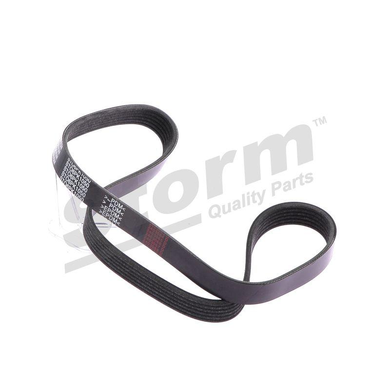 Courroie trapézoïdale à nervures STORM QUALITY PARTS STO6PK1050