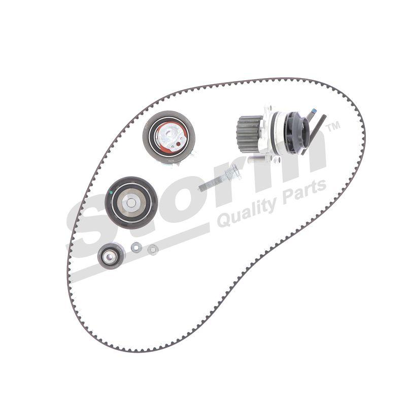 Pompe à eau + kit de courroie crantée STORM QUALITY PARTS 5550732KP