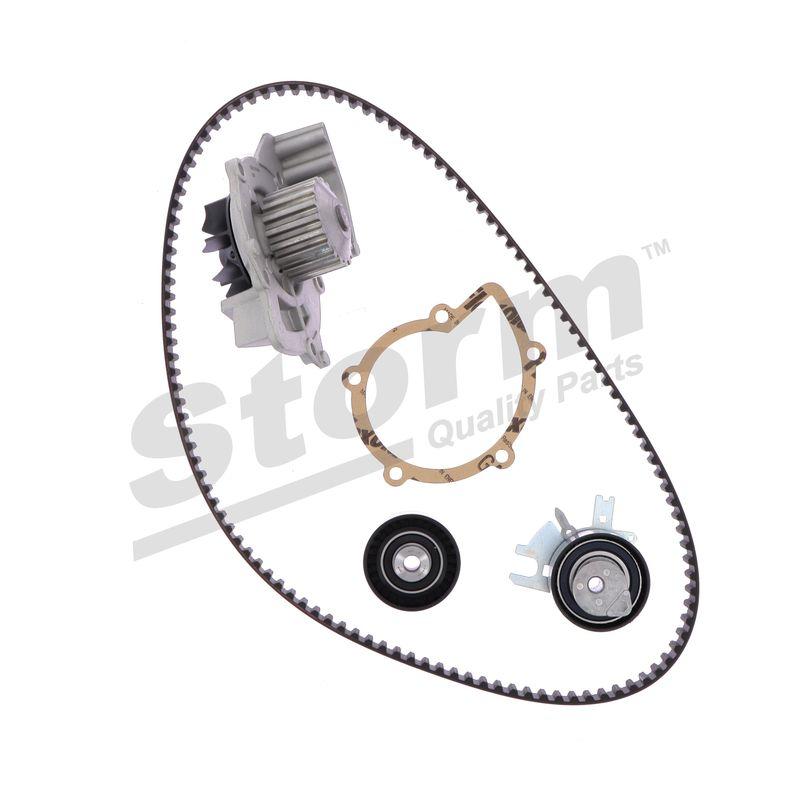 Pompe à eau + kit de courroie crantée STORM QUALITY PARTS 904595KP