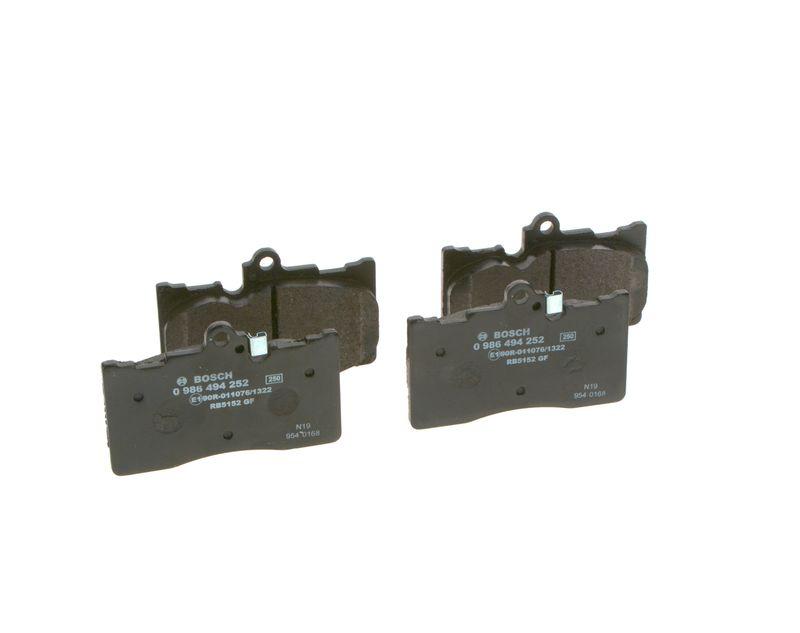 Kit de plaquettes de frein, frein à disque BOSCH 0 986 494 252