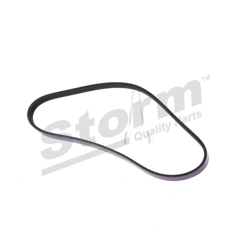 Courroie trapézoïdale à nervures STORM QUALITY PARTS STO4PK0698