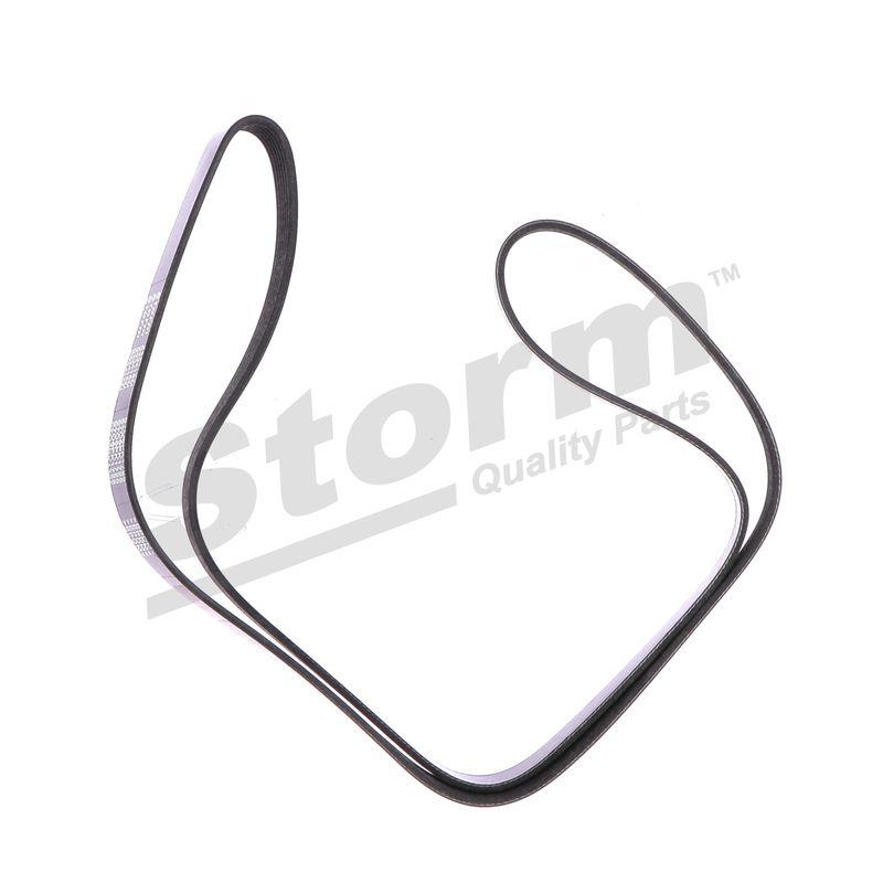 Courroie trapézoïdale à nervures STORM QUALITY PARTS STO6PK1725