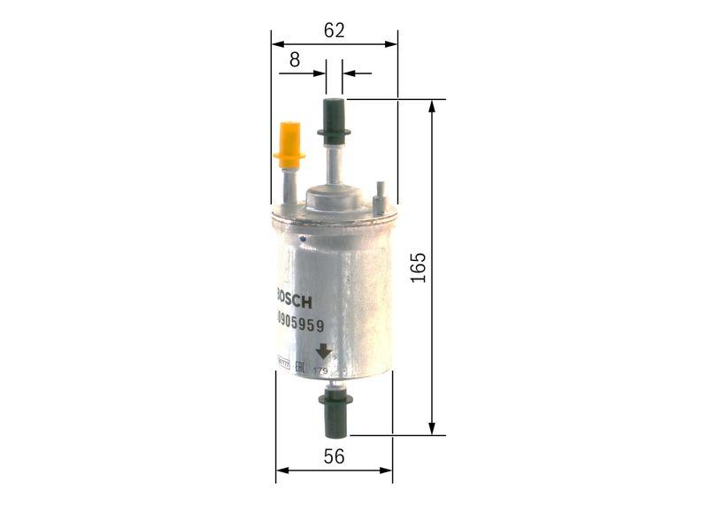 Filtre à carburant BOSCH 0450905959