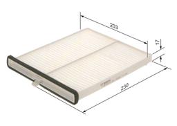 Filtre, air de l'habitacle BOSCH 1987435019