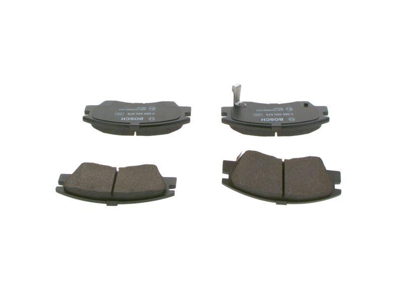 Kit de plaquettes de frein, frein à disque BOSCH 0986460978