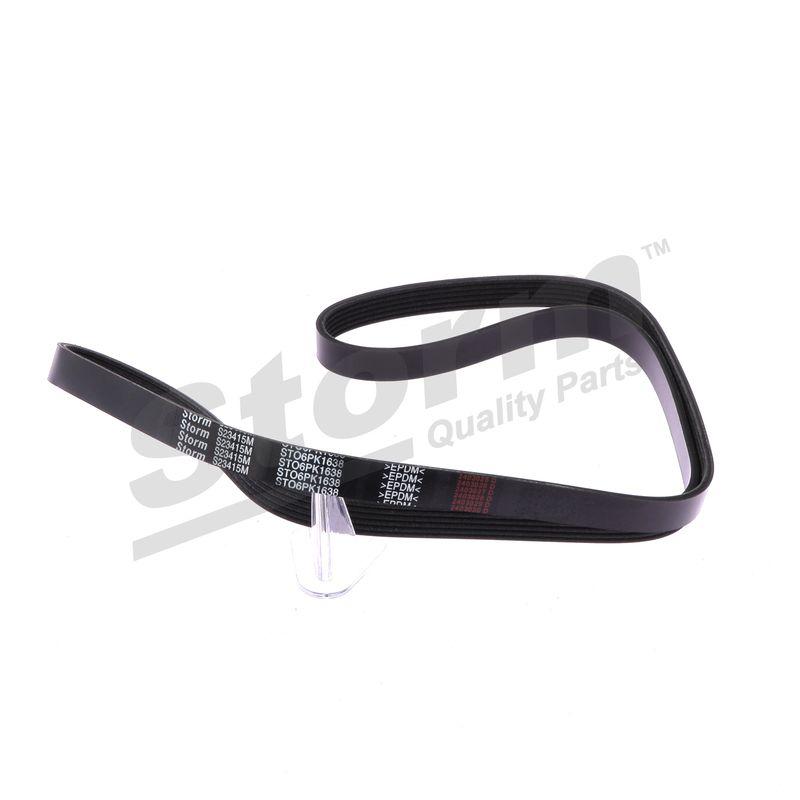 Courroie trapézoïdale à nervures STORM QUALITY PARTS STO6PK1638
