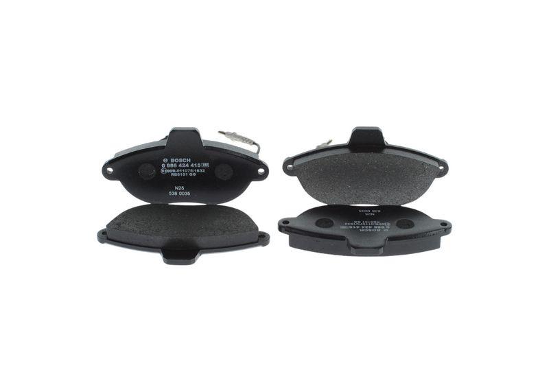 Kit de plaquettes de frein, frein à disque BOSCH 0986424415