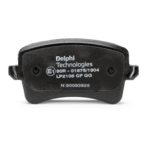 Kit de plaquettes de frein, frein à disque DELPHI LP2106