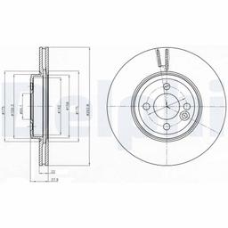 Disque de frein DELPHI BG4184