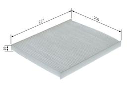 Filtre, air de l'habitacle BOSCH 1 987 435 151
