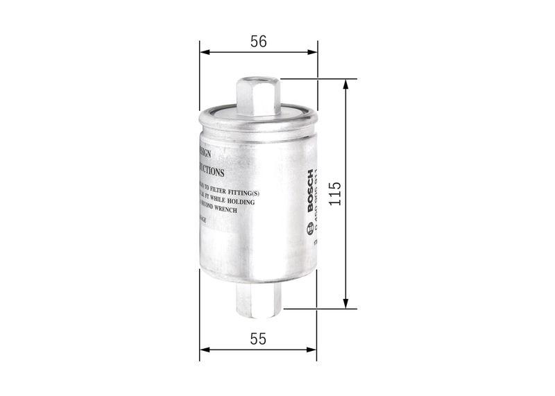 Filtre à carburant BOSCH 0 450 905 911