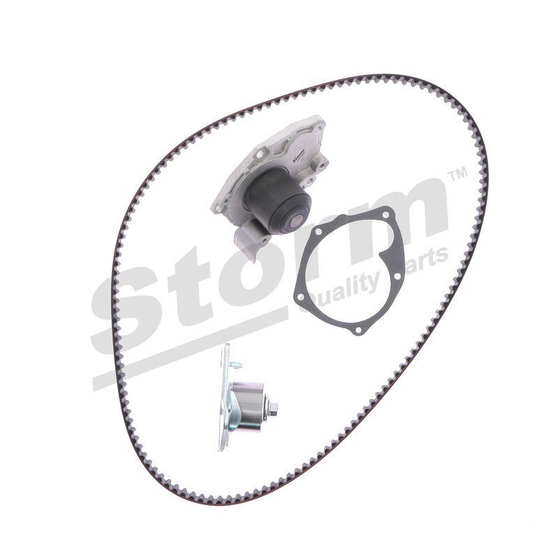 Pompe à eau + kit de courroie crantée STORM QUALITY PARTS 904509KP