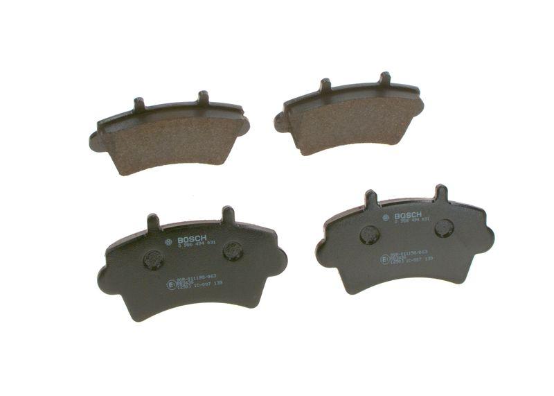 Kit de plaquettes de frein, frein à disque BOSCH 0 986 494 031
