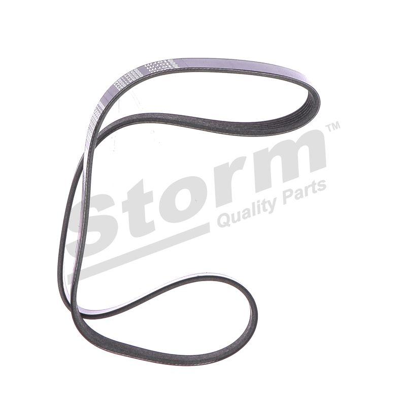 Courroie trapézoïdale à nervures STORM QUALITY PARTS STO6PK1050