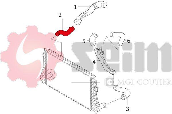 Gaine de suralimentation SEIM 981029